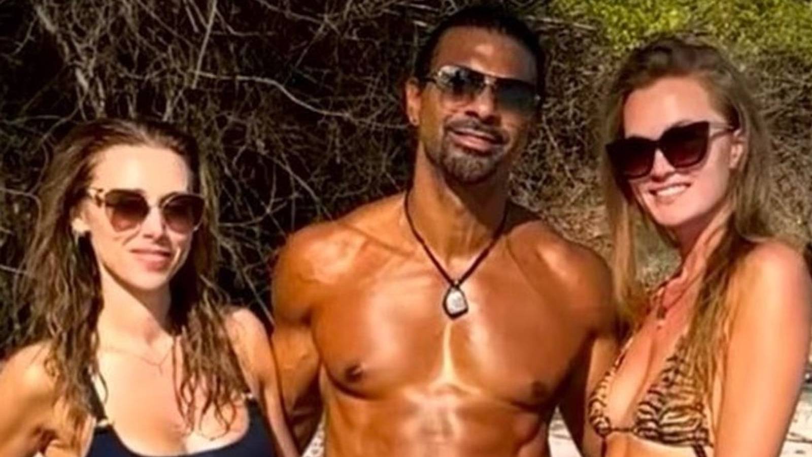 David Haye during a television interview