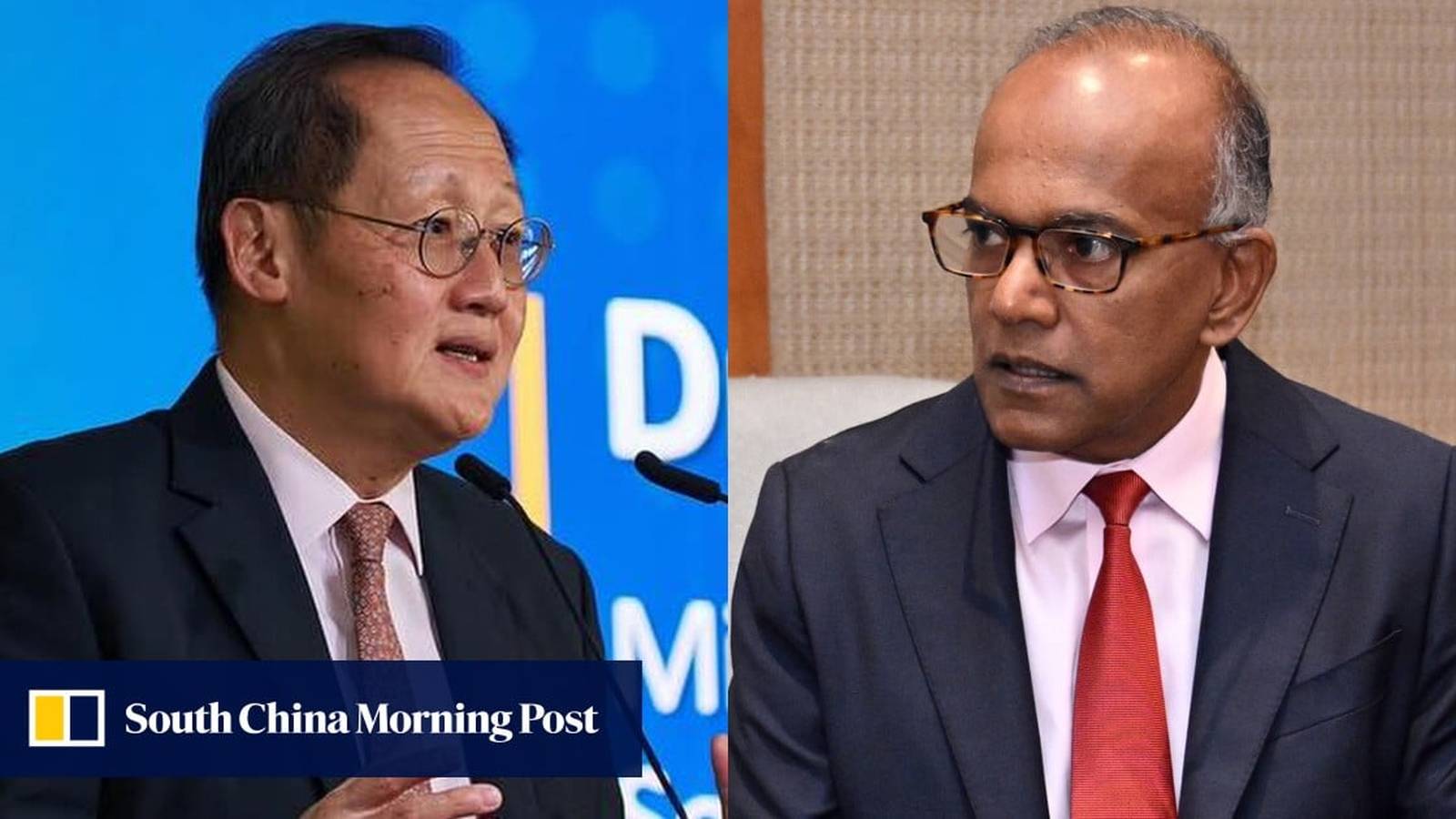 Minister Shanmugam at defamation trial