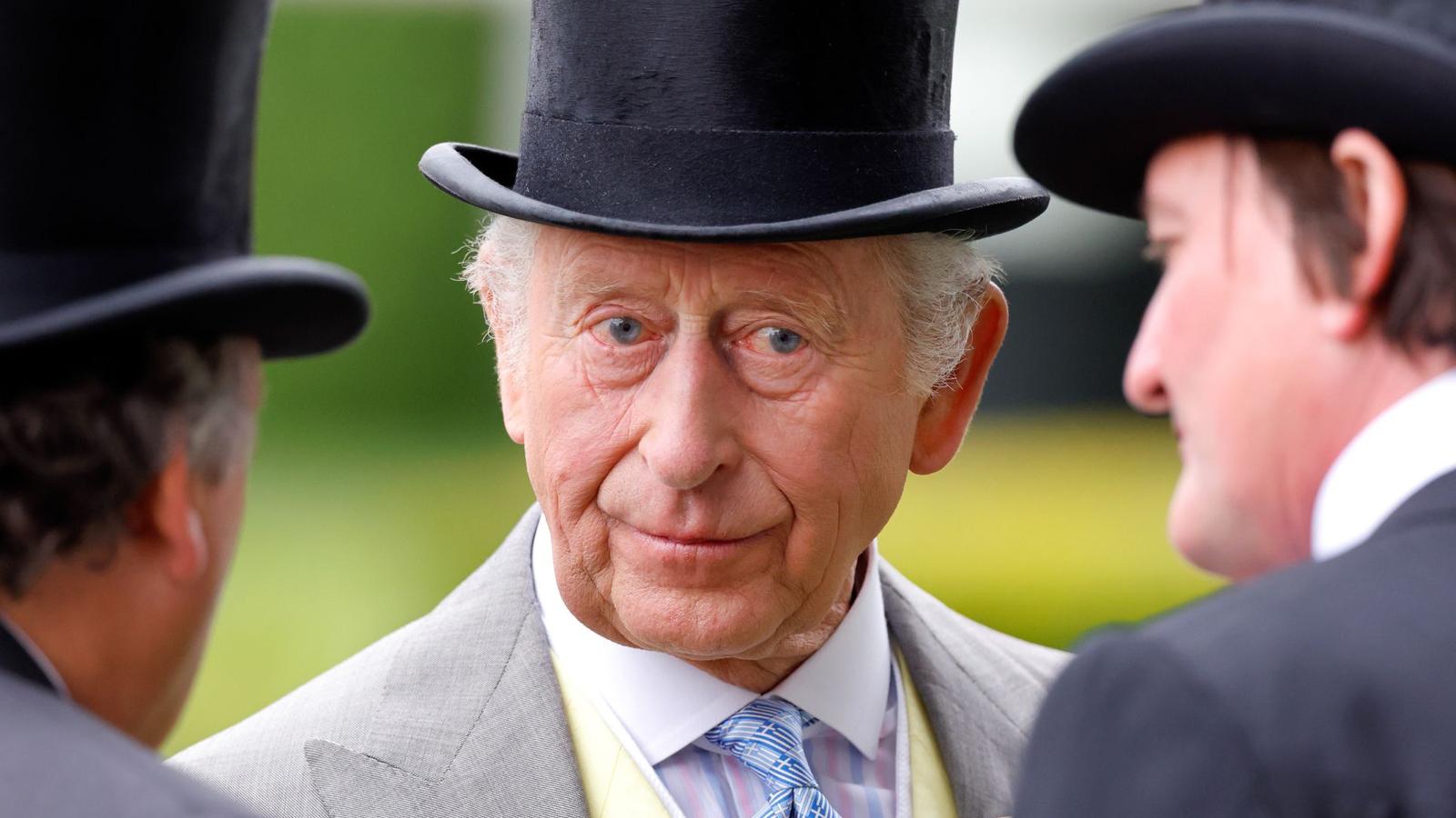 King Charles III at Easter service