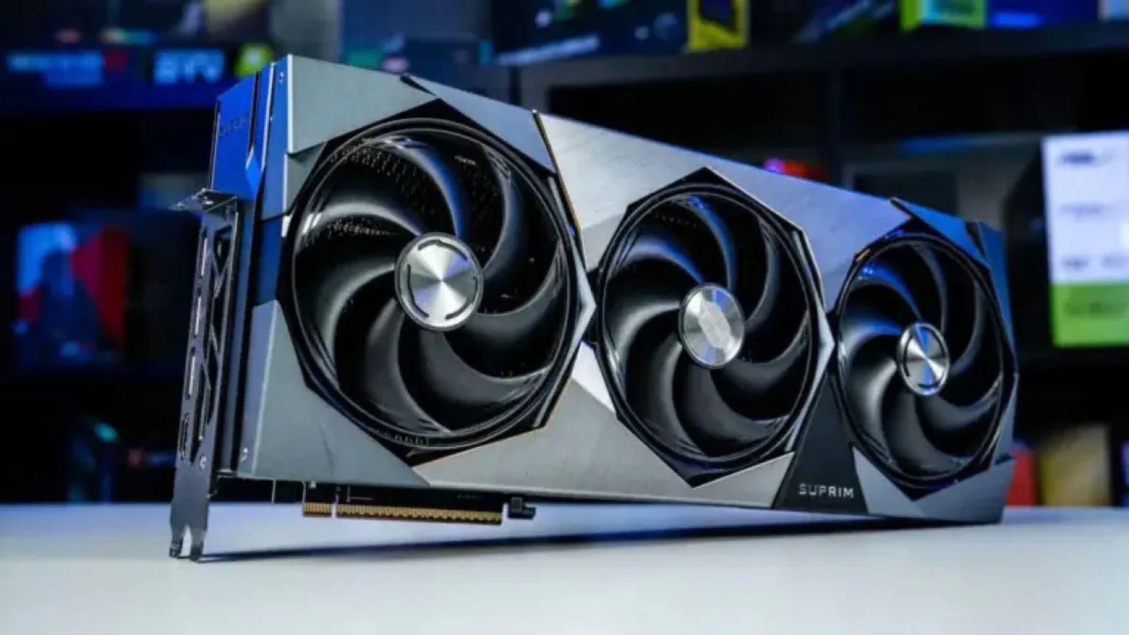 Abstract representation of high-end GPU silicon