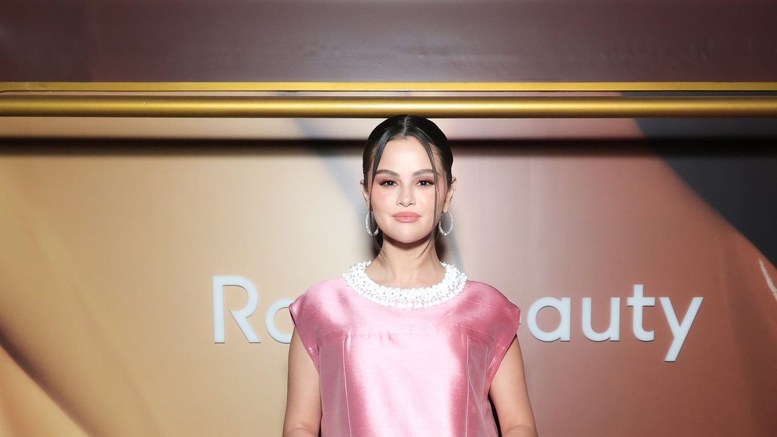 Selena Gomez at Rare Beauty event