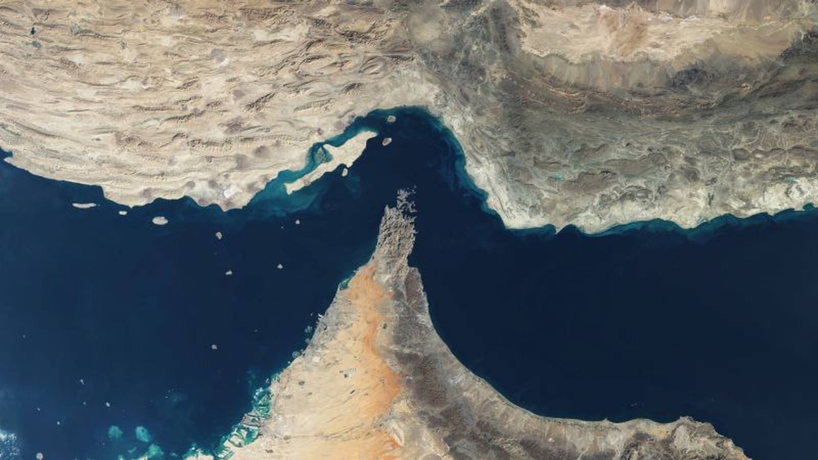 Commercial tanker in Hormuz Strait