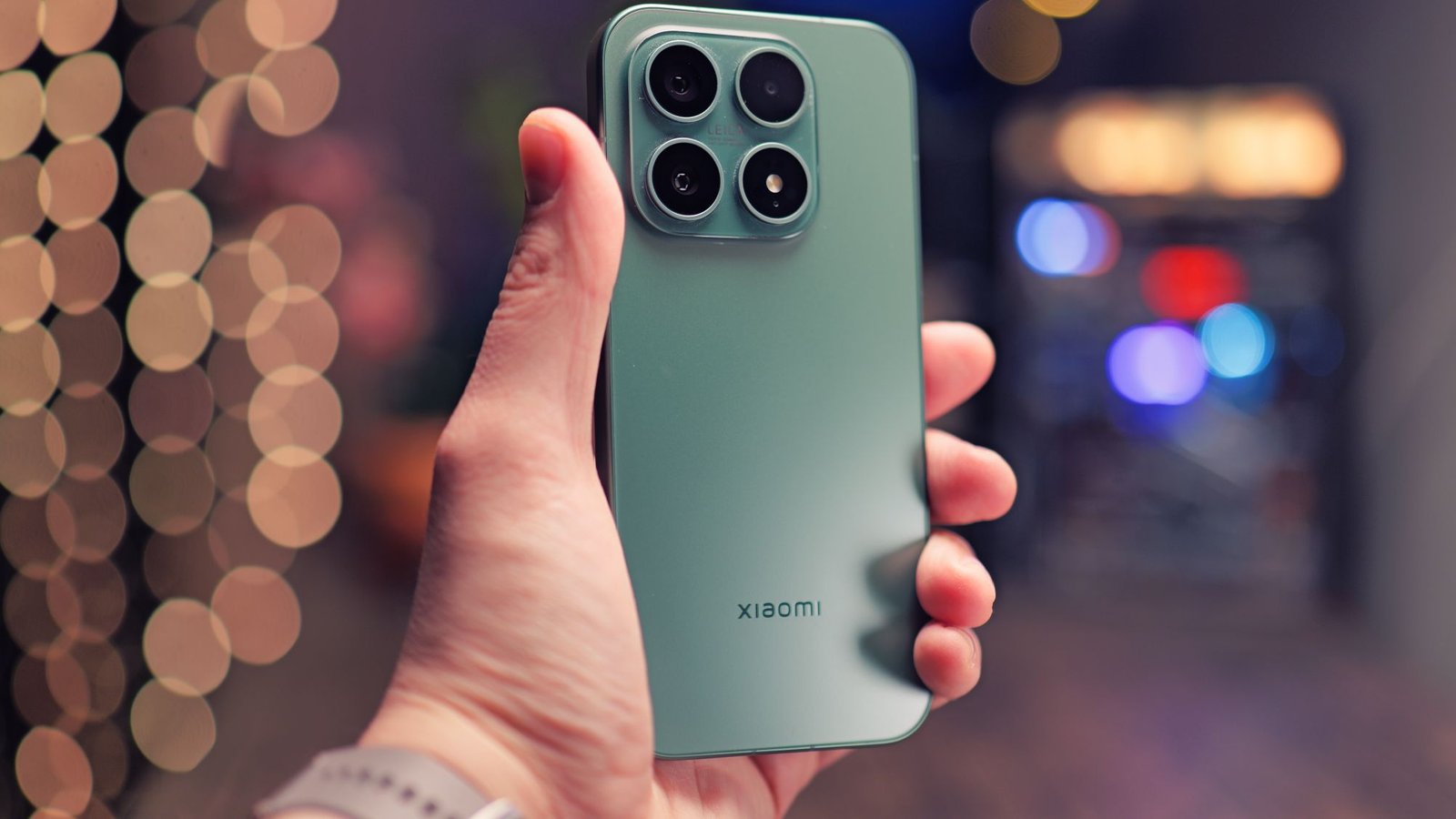 Xiaomi 17 smartphone on display