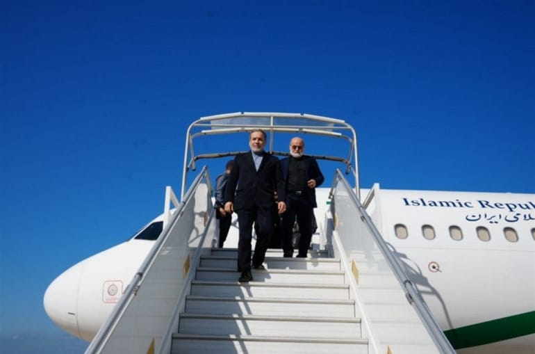 Iranian Foreign Minister arrives in Syria on an official visit