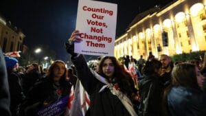 Opposition Rally in Tbilisi Against October Election Results