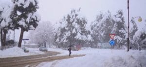 Closed and Difficult Roads Across Armenia Due to Snow and Ice