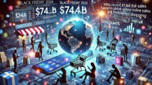 Black Friday 2024 Hits Record $74.4B in Global Online Sales, Fueled by Discounts and Mobile Shopping