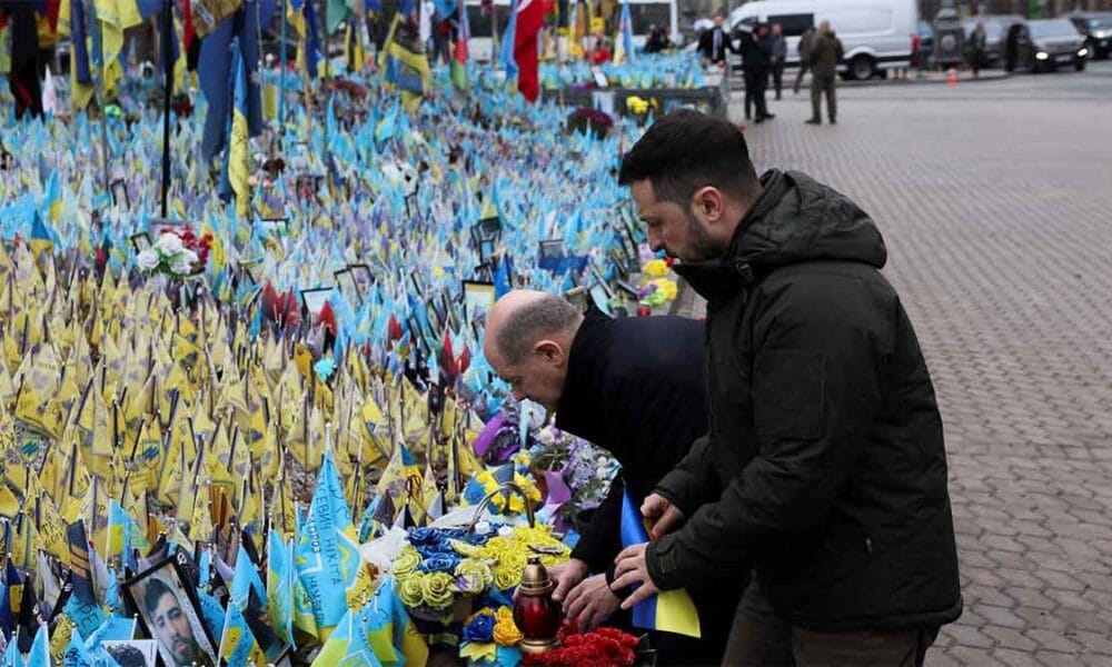 Olaf Scholz and Zelensky
