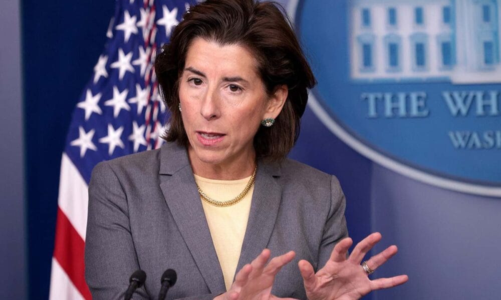 U.S. Secretary of Commerce Gina Raimondo