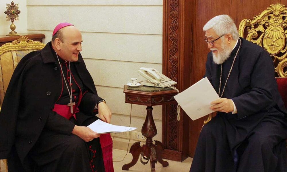 Catholicos Aram I Papal Envoy