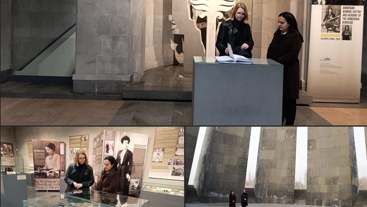 German Ambassador Honors Armenian Genocide Victims at Tsitsernakaberd Memorial