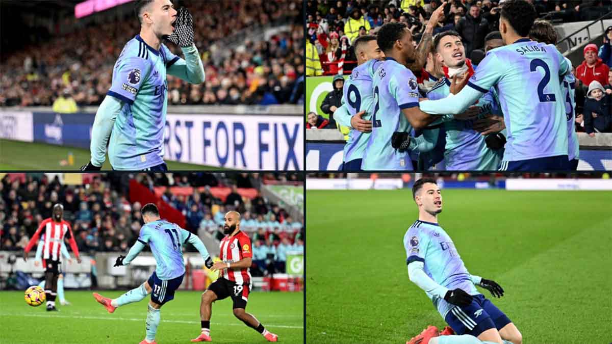 Martinelli Shines as Arsenal Outclass Brentford to Keep Title Hopes Alive