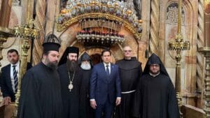 US Secretary of State Marco Rubio Visits Church of the Holy Sepulchre: A Historic Visit to Jerusalem
