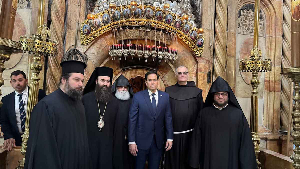 US Secretary of State Marco Rubio Visits Church of the Holy Sepulchre: A Historic Visit to Jerusalem