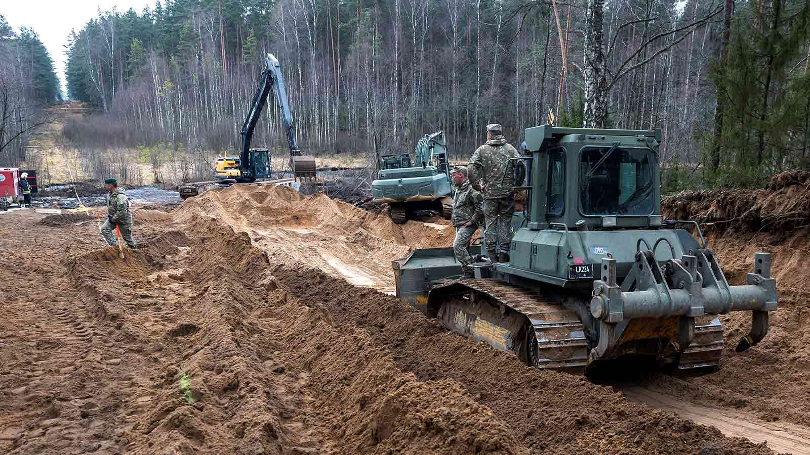 U.S. Armored Vehicle Recovered from Lithuanian Swamp, Soldiers Still Missing
