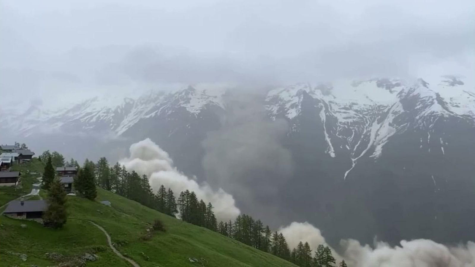 Swiss Village Buried After Glacier Collapse, One Missing