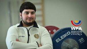 Grigor Ghazaryan Wins World Junior Weightlifting Championship Gold