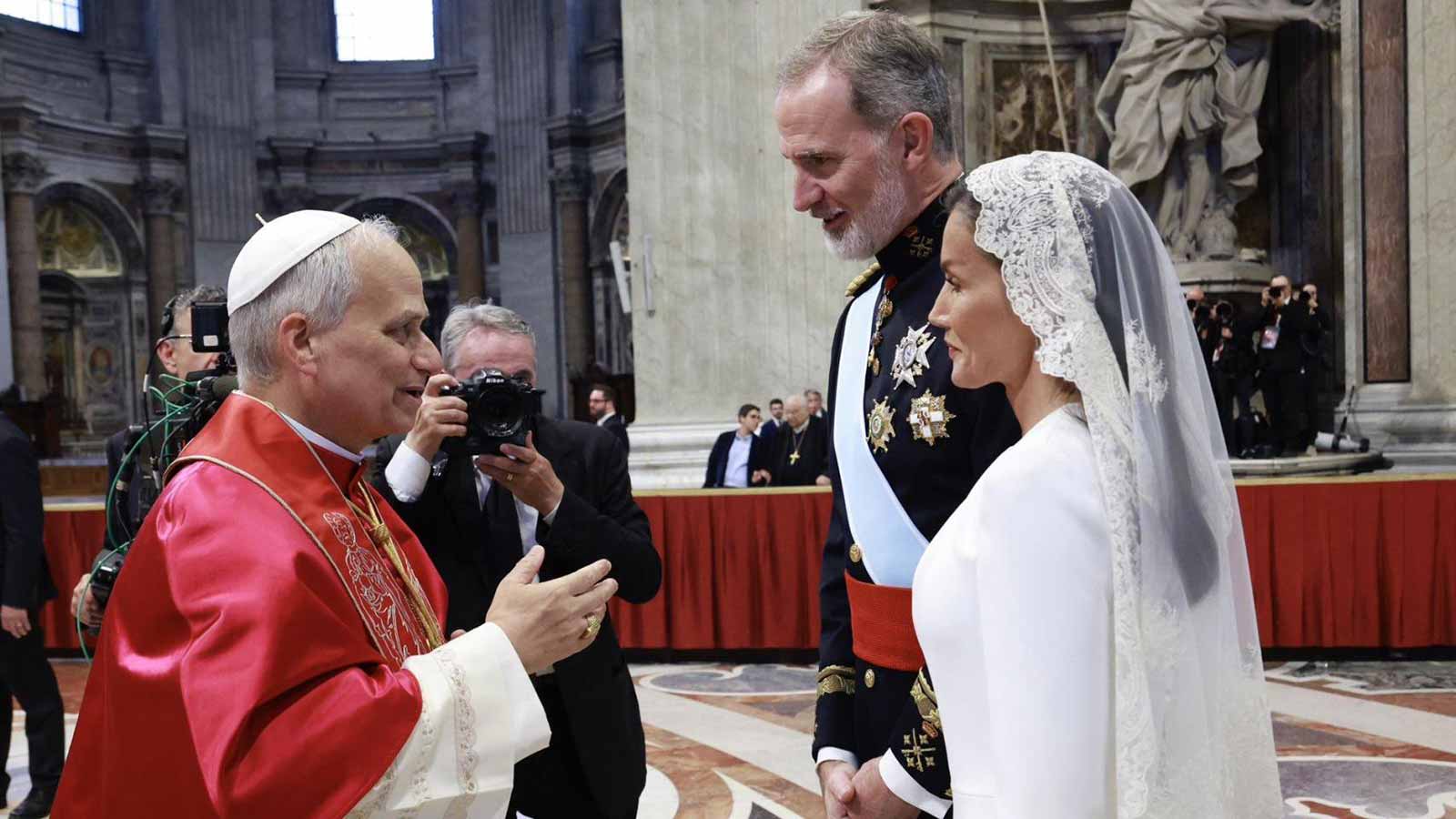 Why Queen Letizia Wore White at Pope Leo XIV’s Inauguration