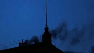 Black Smoke Signals No Pope Elected on First Day of Conclave