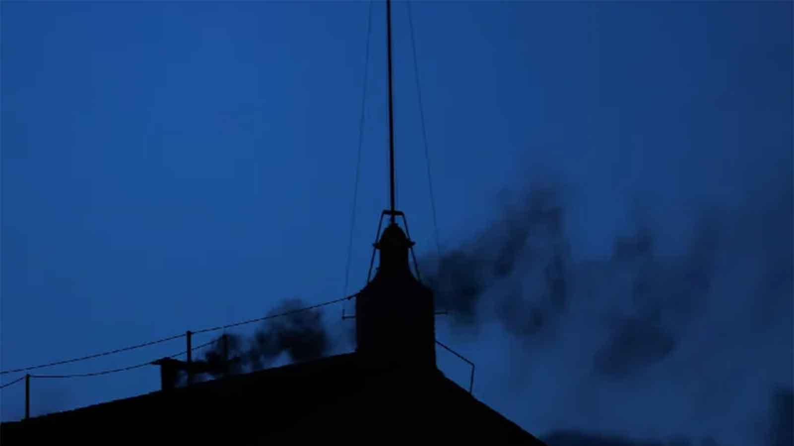 Black Smoke Signals No Pope Elected on First Day of Conclave