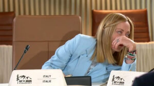 Giorgia Meloni’s Eye Roll at G7 Sparks Global Buzz
