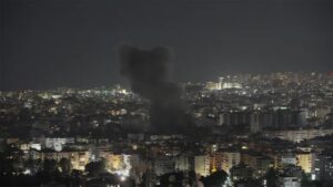 Israeli Strikes Hit Hezbollah Drone Sites in Beirut Suburbs