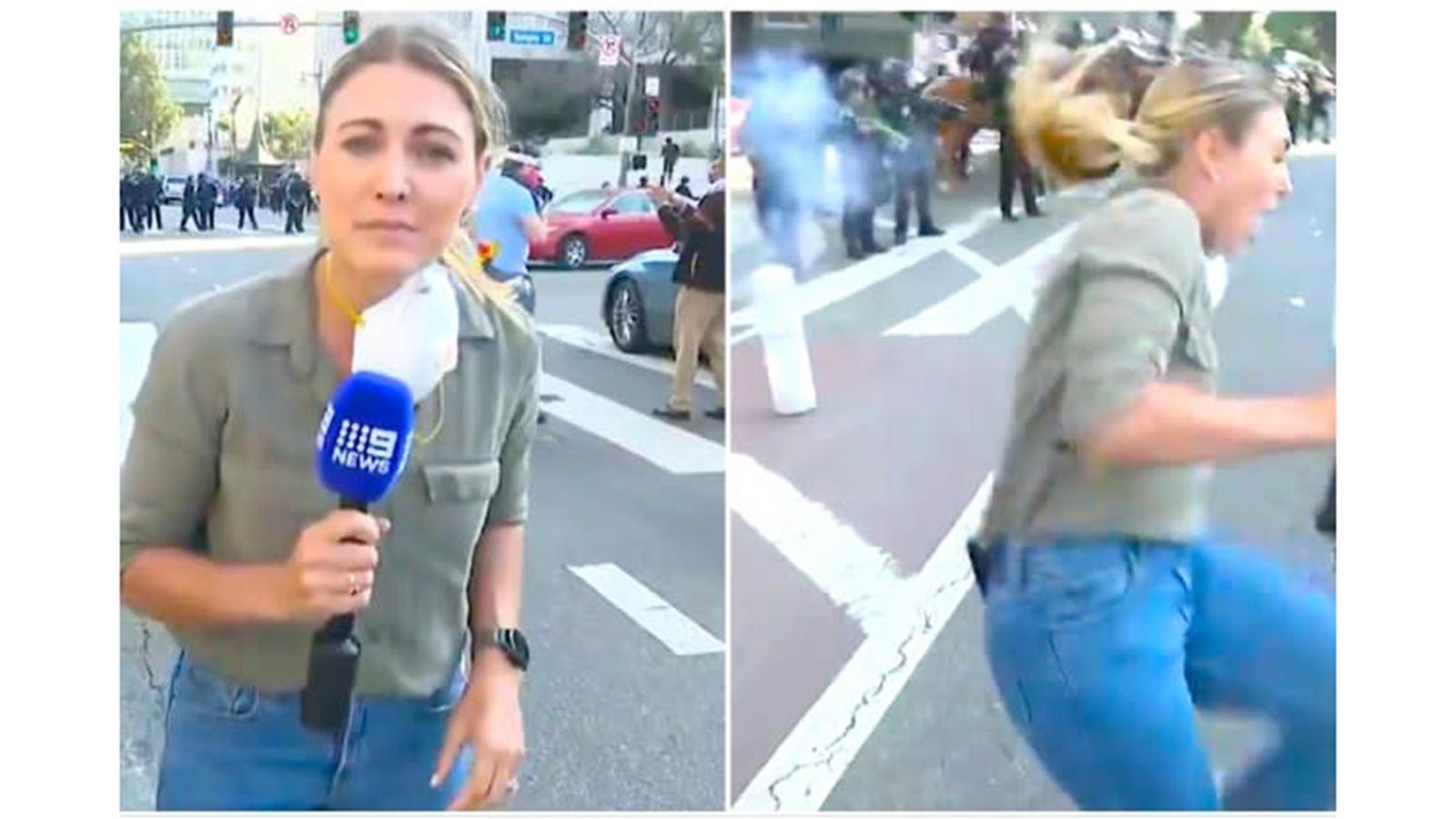 Australian Reporter Lauren Tomasi Struck by Rubber Bullet During L.A. Protest Coverage