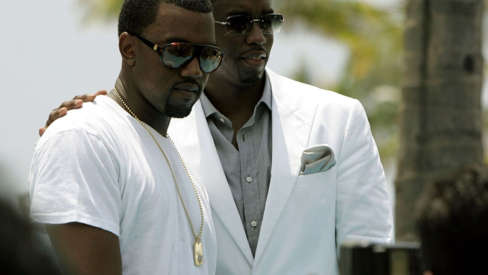 Kanye West Appears at Manhattan Courthouse to Support Diddy