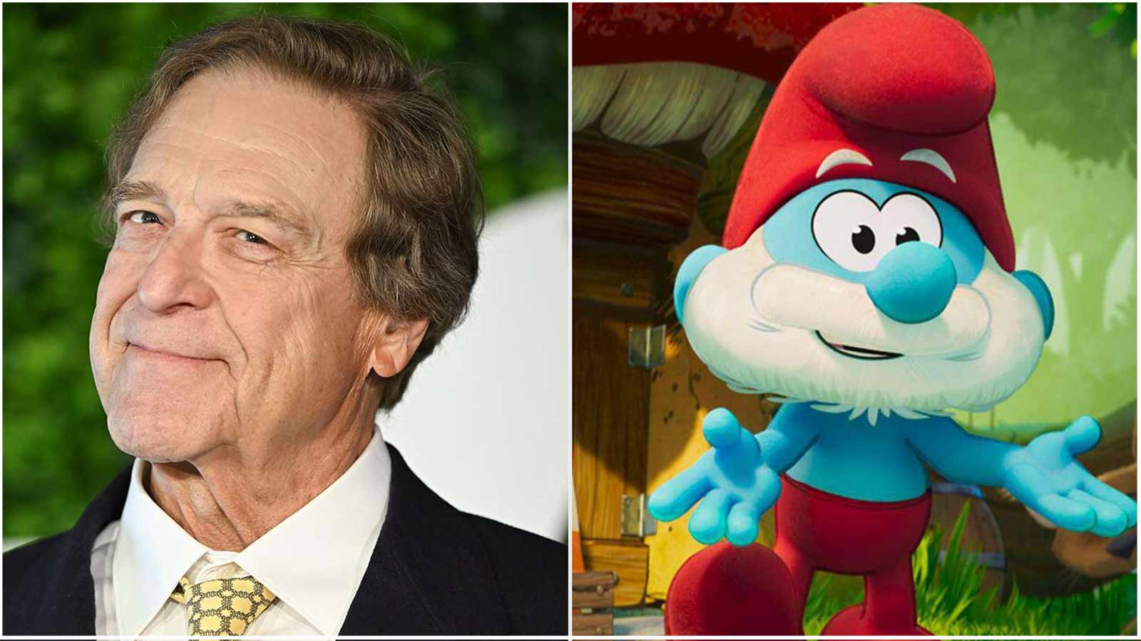 John Goodman & Papa Smurf