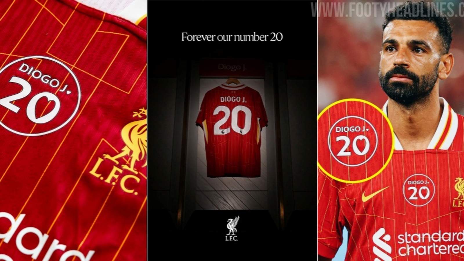 Liverpool DIOGO J. 20番 シャツL リバプールFC DIOGO J. 20番シャツ L