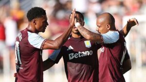 Aston Villa Dominates AS Roma in Pre-Season Friendly with a 3-0 Victory