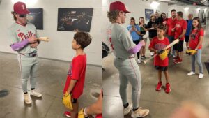 Harrison Bader Gifts Signed Bat After Viral Home Run Ball Incident