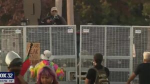 Bushra Amiwala Hit by Pepper Bullets at Broadview ICE Protest