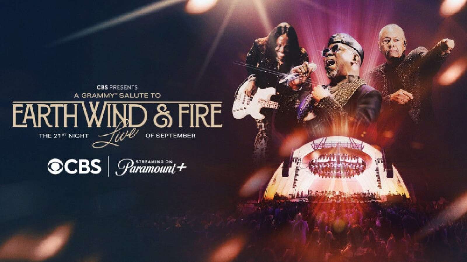 The Grammy Salute to Earth, Wind & Fire brings legends and new stars together for a night at the Hollywood Bowl, blending generations in an electrifying tribute streamed live and broadcast nationwide.