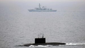 Russian Submarine Novorossiysk Surfaces Off France Amid Fuel Leak Reports