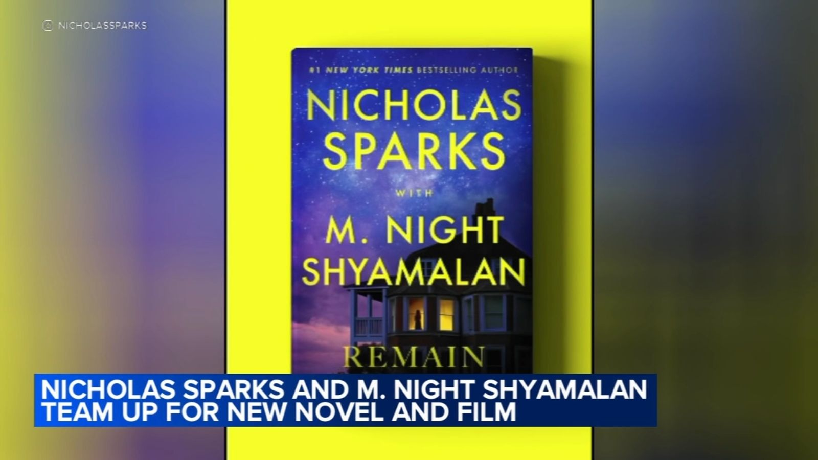 Discover how Nicholas Sparks and M. Night Shyamalan joined forces for 'Remain,' a supernatural love story that bridges the worlds of literature and cinema.