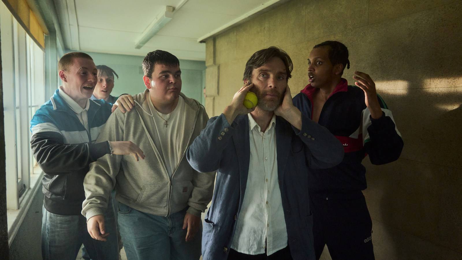 Steve casts Cillian Murphy as a tormented school administrator in a 1990s British youth facility, blending social critique with personal breakdown in a raw Netflix drama.