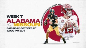 Alabama Football Triumphs Over Missouri in SEC Clash