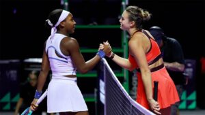 Sabalenka’s Power Prevails: Aryna Sabalenka Edges Coco Gauff in WTA Finals Thriller