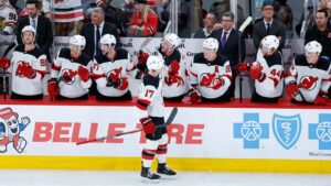 Simon Nemec’s Hat Trick Lifts Short-Handed Devils to Dramatic OT Win in Chicago