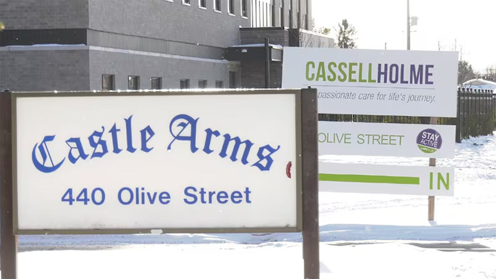 Armed Police Block Councillors at North Bay Seniors