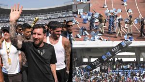 Lionel Messi’s ‘GOAT Tour’ Sparks Chaos in Kolkata as Fans Clash Over Restricted Access
