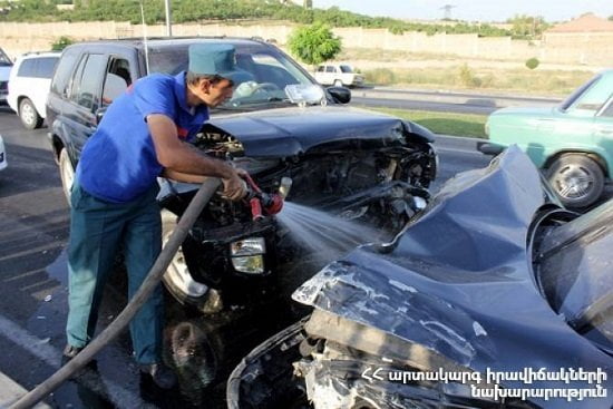 ՃՏՊ Մարշալ Բաբաջանյան փողոցում. կան տուժածներ