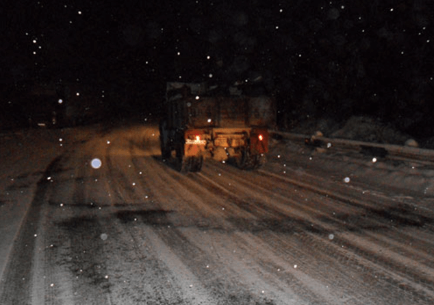 Որոշ ավտոճանապարհներին ձնախառն անձրև է տեղում