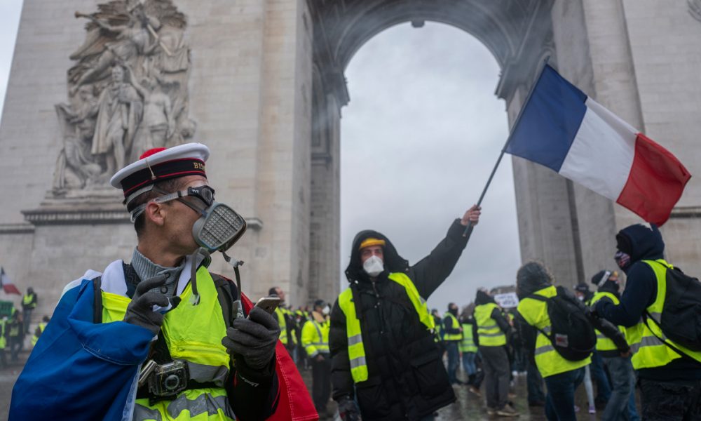 Ֆրանսիայում ոստիկանները արցունքաբեր գազ են կիրառել