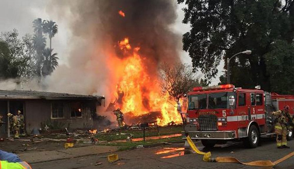 ԱՄՆ-ում ինքնաթիռն ընկել է բնակելի տների վրա