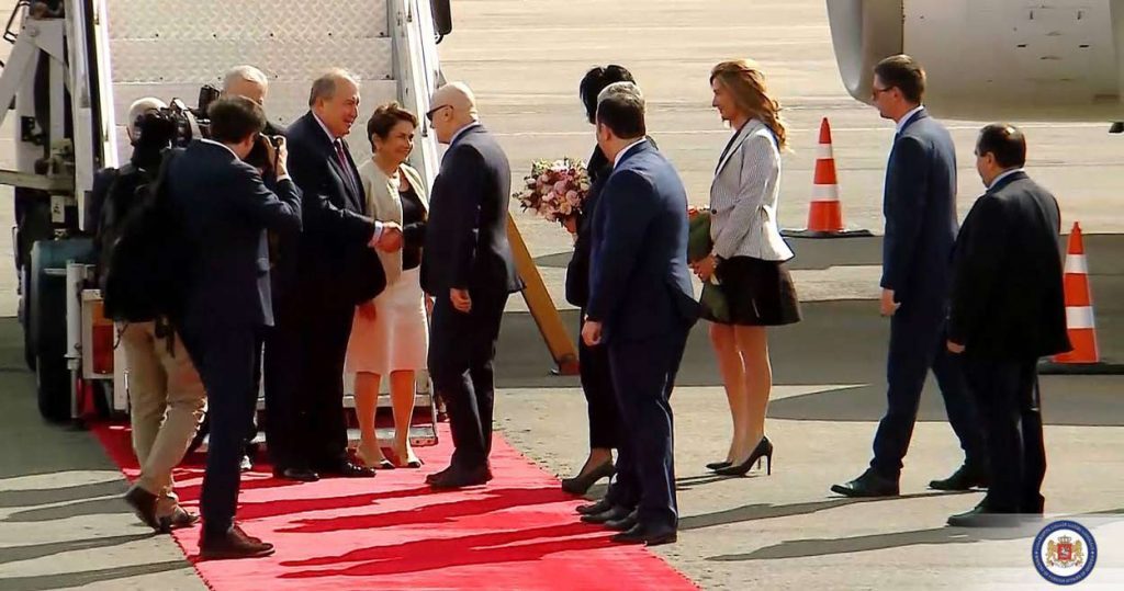Արմեն Սարգսյանը ժամանել է Վրաստան