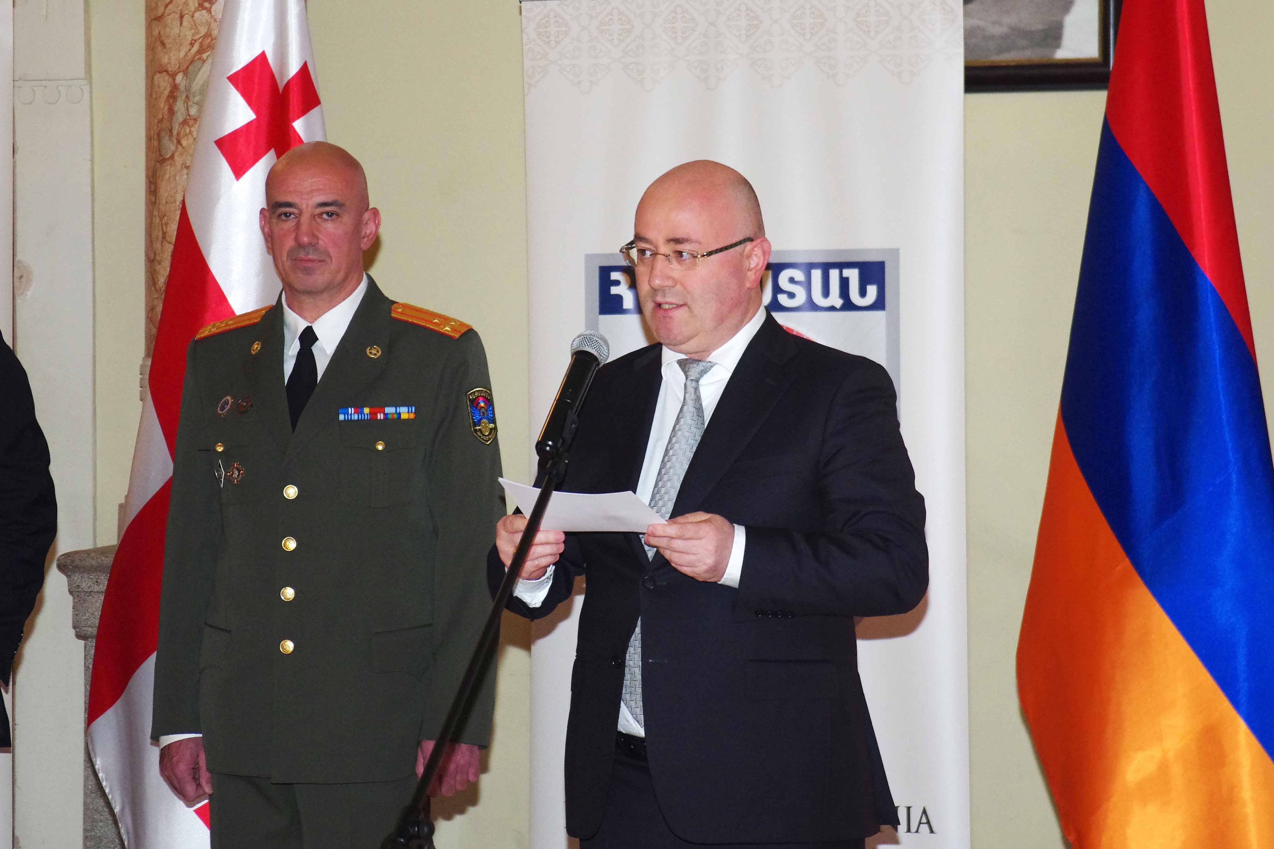 Թբիլիսիում ՀՀ դեսպանատանը կազմակերպվել է ՀՀ ԶՈՒ կազմավորման 27-ամյակին նվիրված ընդունելություն