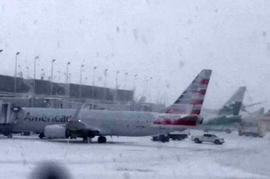 ԱՄՆ-ում ցրտերի հետևանքով հազարավոր չվերթներ են չեղարկվել