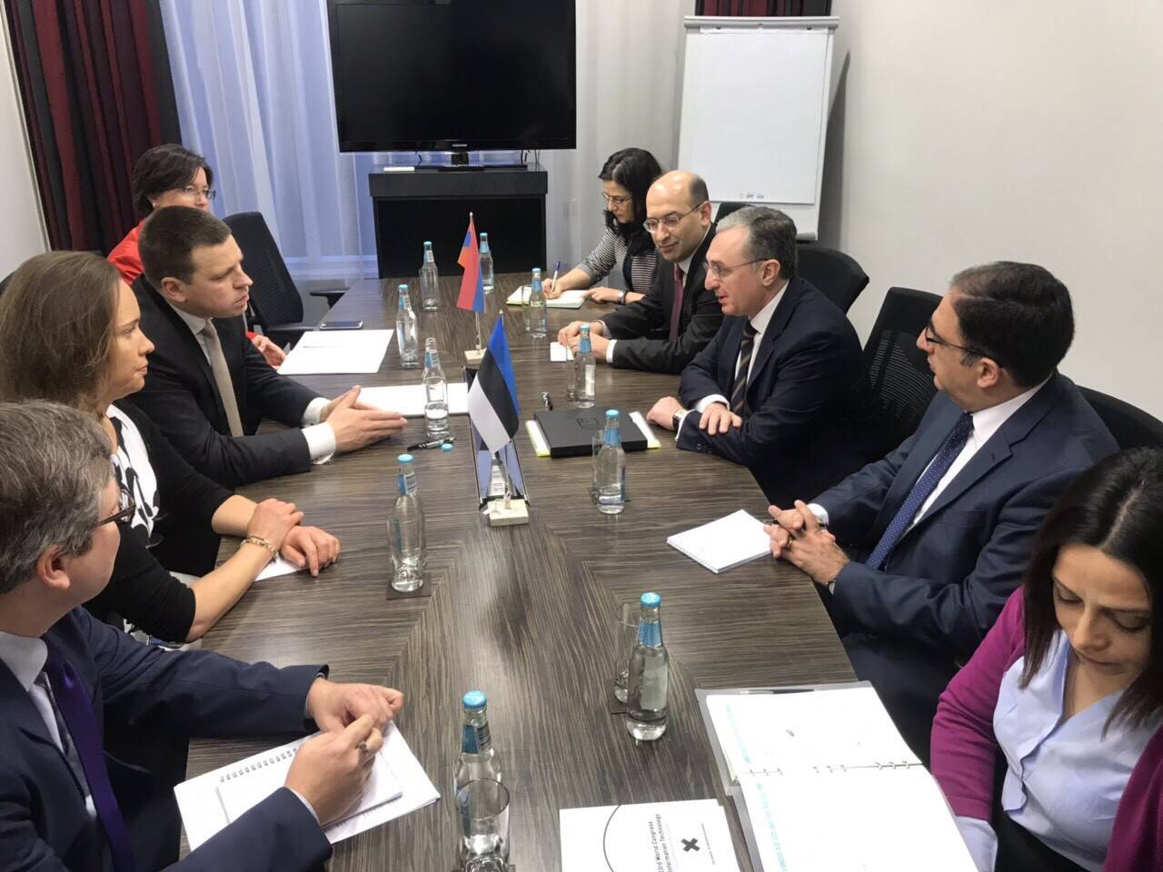 Էստոնիայի վարչապետ Յուրի Ռատասը Հայաստանը ԵՄ կարևոր գործընկեր է համարում